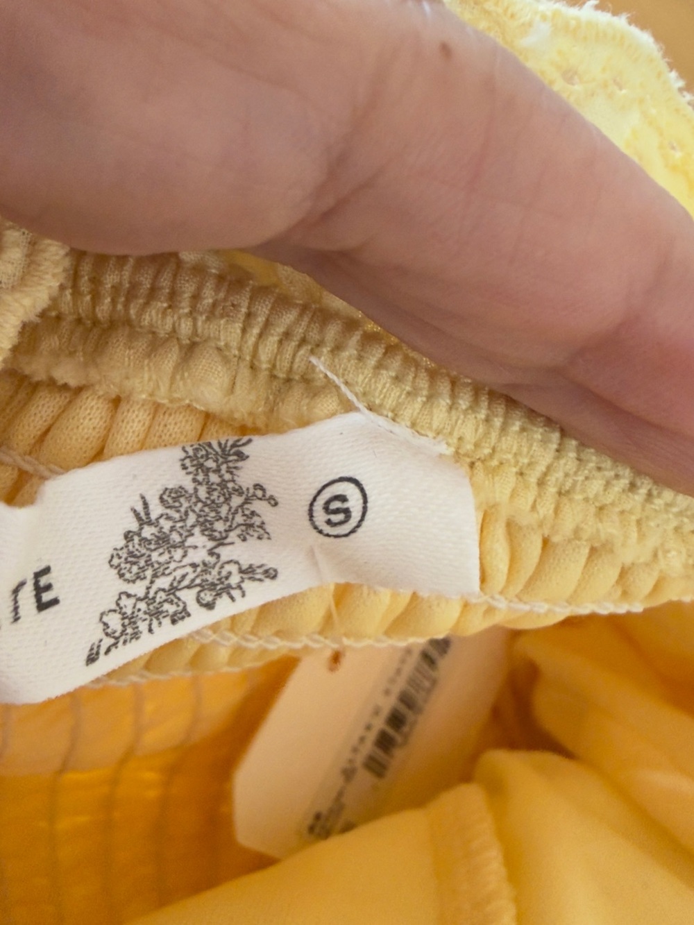 Altar'd State Lindsey Yellow Eyelet Ruffle Dress - Picture 9 of 9
